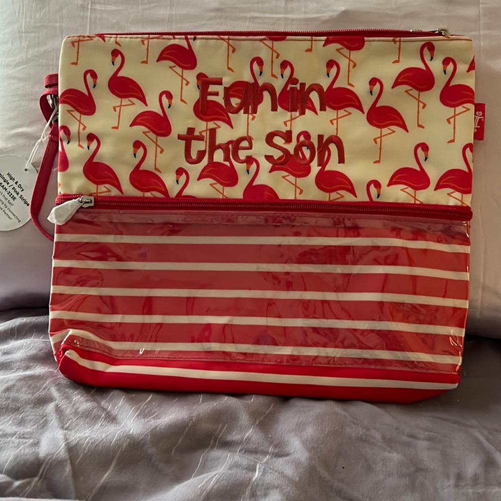 Initials, inc. High and Dry tote 🦩 Flamingo Print